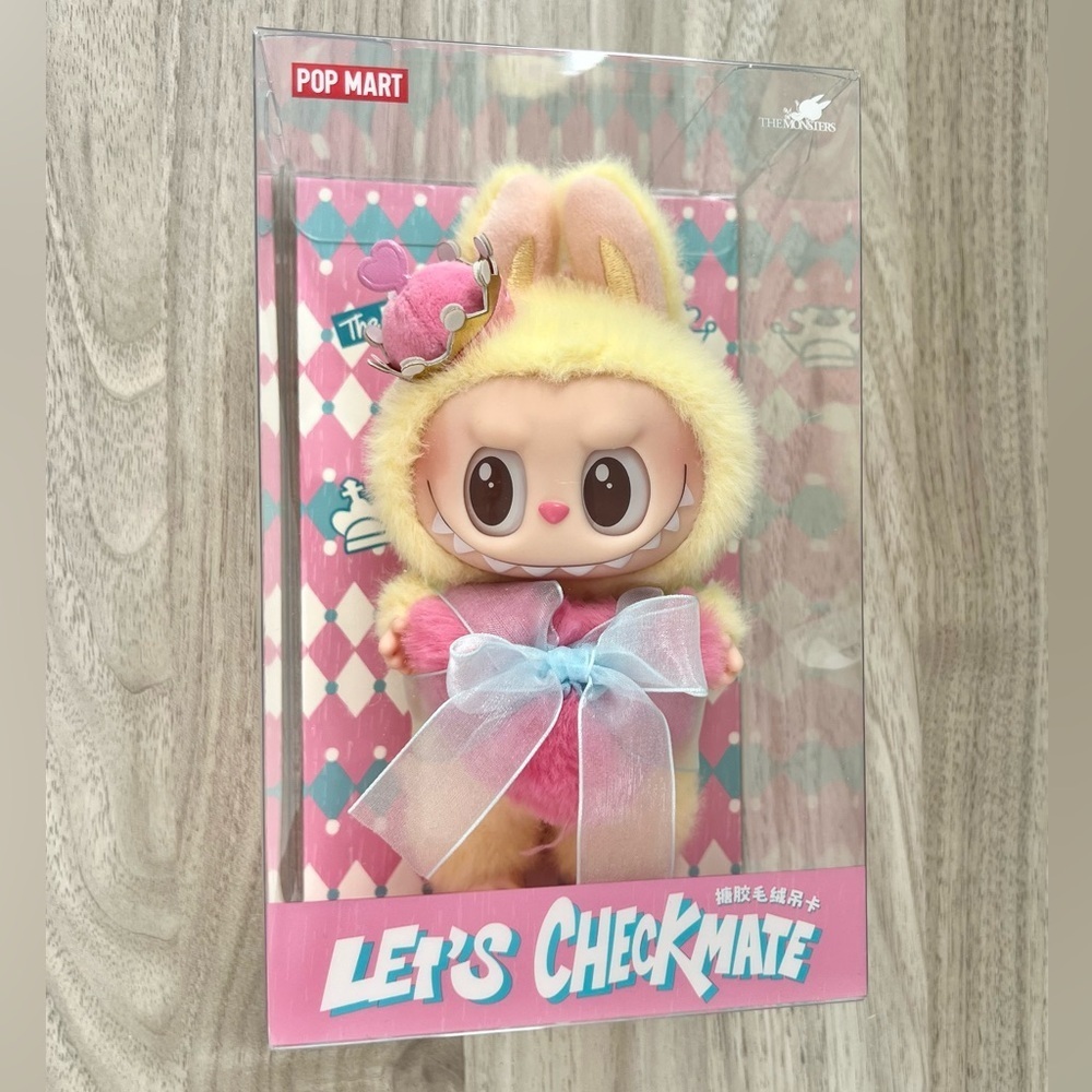 Pop Mart The Monsters Let’s Checkmate Vinyl Plush Hanging Card Labubu